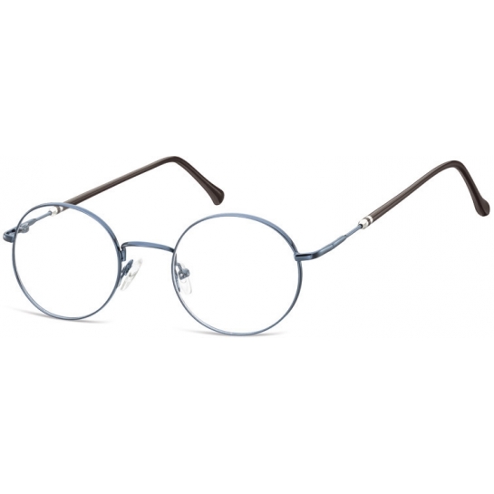Lenonki okrągłe Okulary oprawki optyczne 926A ciemne niebieskie